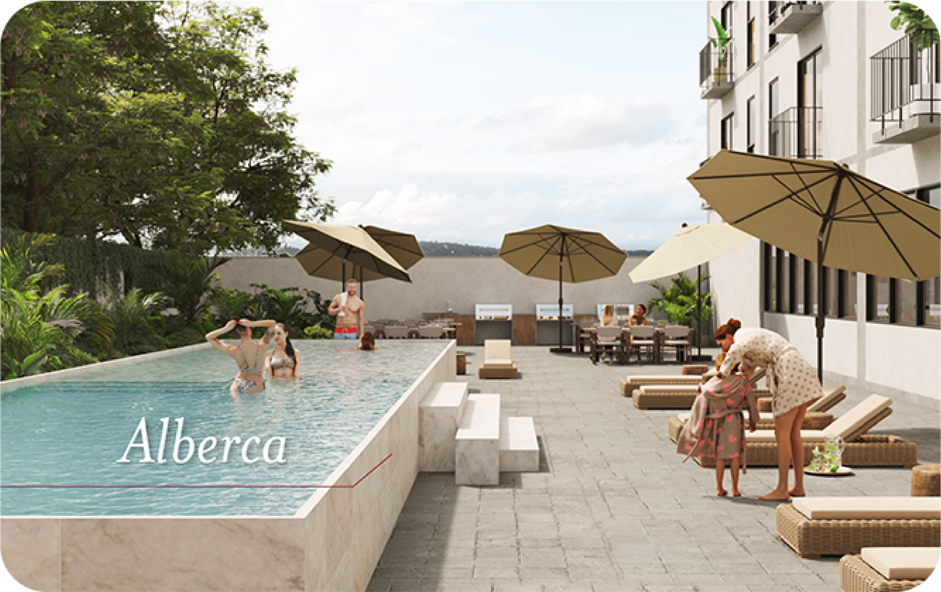 Amenidades del departamento en venta por Ciudad Granja Brittania District